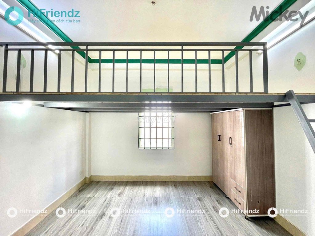 Phòng Gác Cao 30m² tại Mega Bình Phú - Chỉ 3.3 triệu, Nội thất mới!