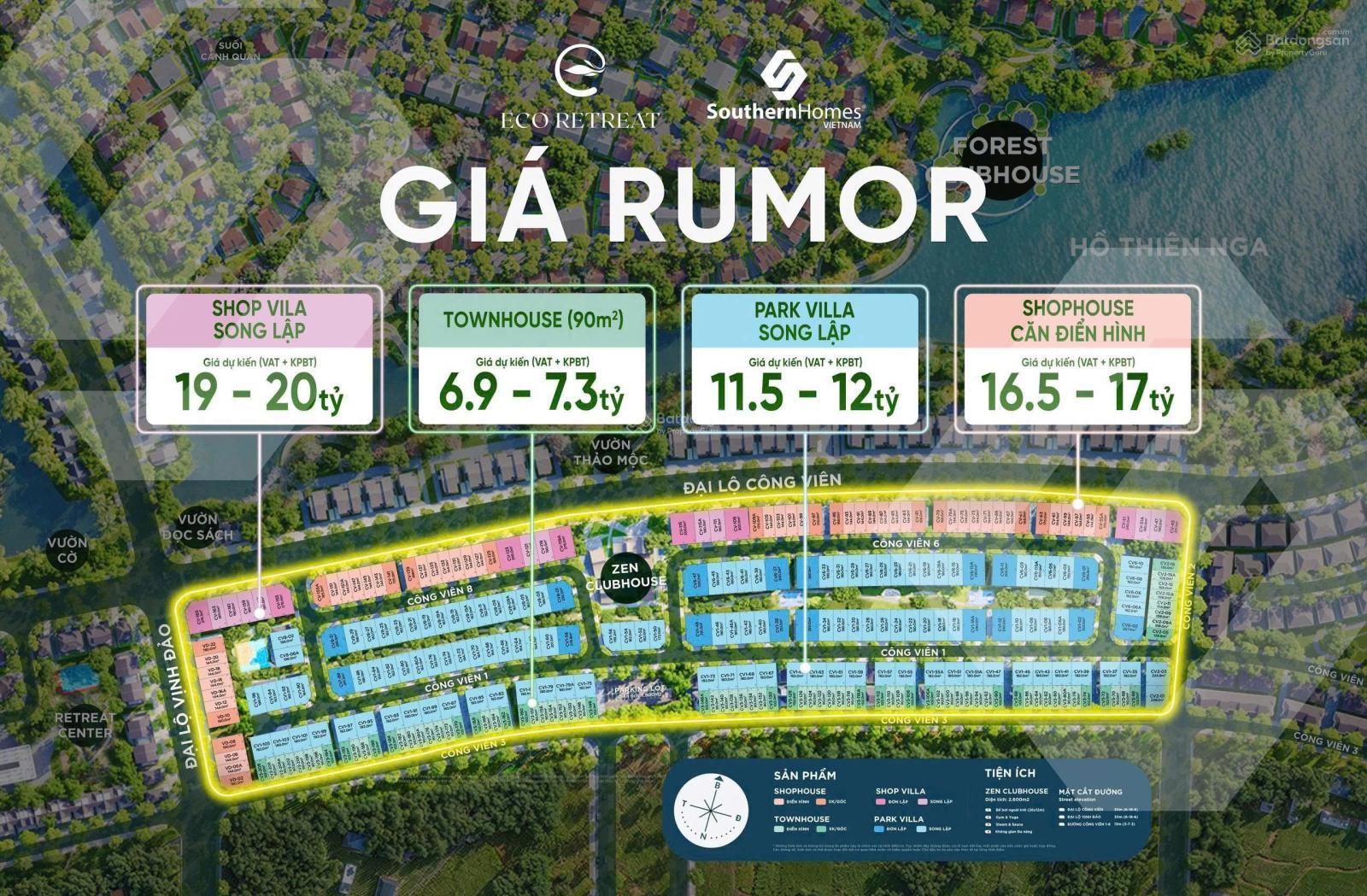 Nhà phố Eco Retreat Long An 90m² giá 2.1 tỷ - Đẳng cấp kinh doanh tinh tế!