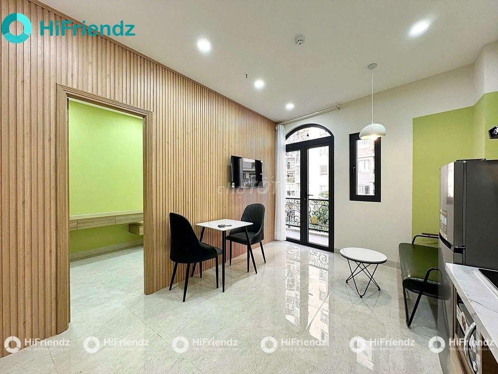 Căn hộ cho thuê Nơ Trang Long, Bình Thạnh 40m², giá 8 triệu - Full nội thất, tách bếp!