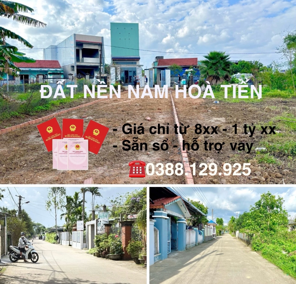 Đất nền ven Đà Nẵng 150m² giá 1.09 tỷ - Đầu tư sinh lời hấp dẫn!
