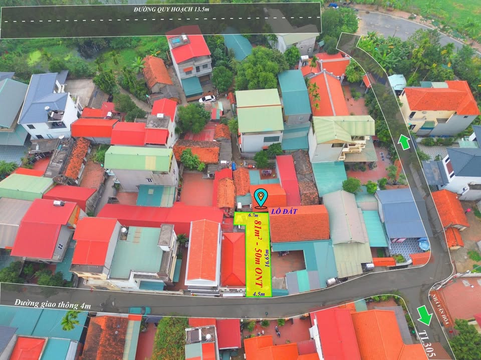 Lô đất thổ cư 81.4m² tại phường Hội Hợp, Vĩnh Yên - Cơ hội đầu tư hiếm có!