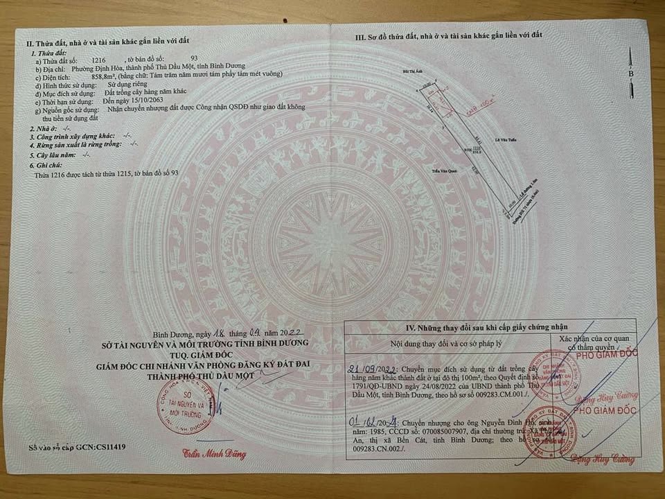 Đất mặt tiền DX-071 Định Hòa, Thủ Dầu Một 2084m² giá 31.2 tỷ - Cơ hội đầu tư tuyệt vời!