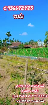 Đất nền Nghĩa Hà Quảng Ngãi 350m² giá 850 triệu - Thích hợp đầu tư sinh lời!