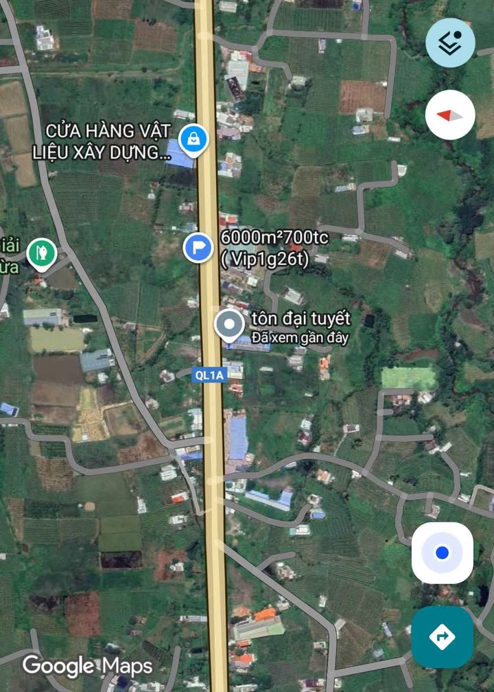 Đất thổ cư 700m² mặt tiền Quốc Lộ 1A, Hàm Mỹ, giá 27 tỷ - Cơ hội đầu tư vàng!