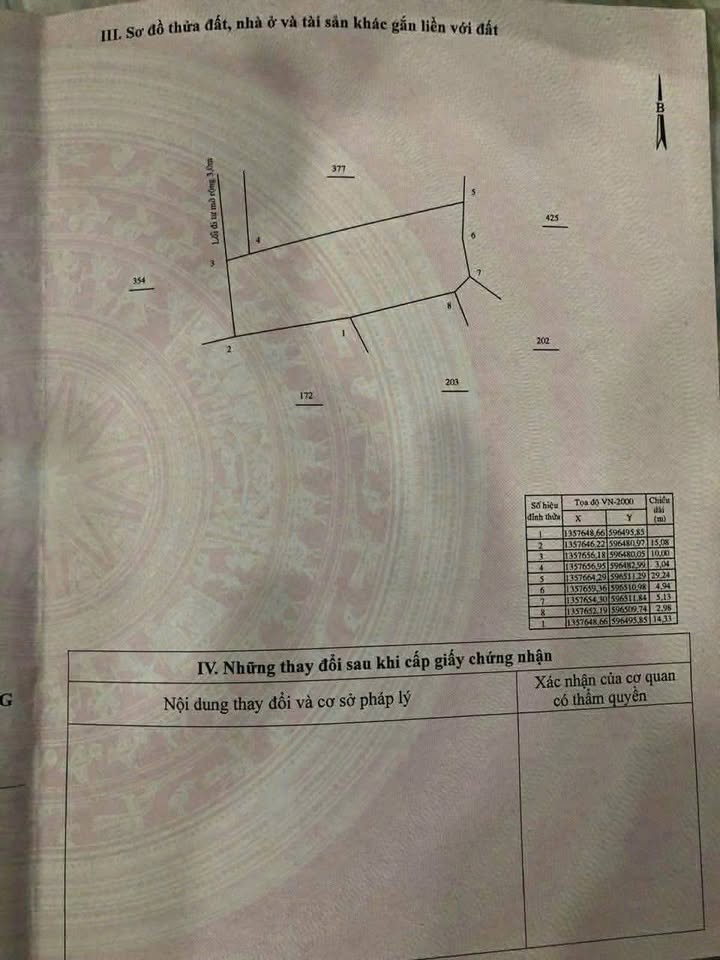 Bán lô đất Thôn Tây, Vĩnh Phương 346,3m² - Giá chỉ 1.3 tỷ, cơ hội đầu tư tuyệt vời!