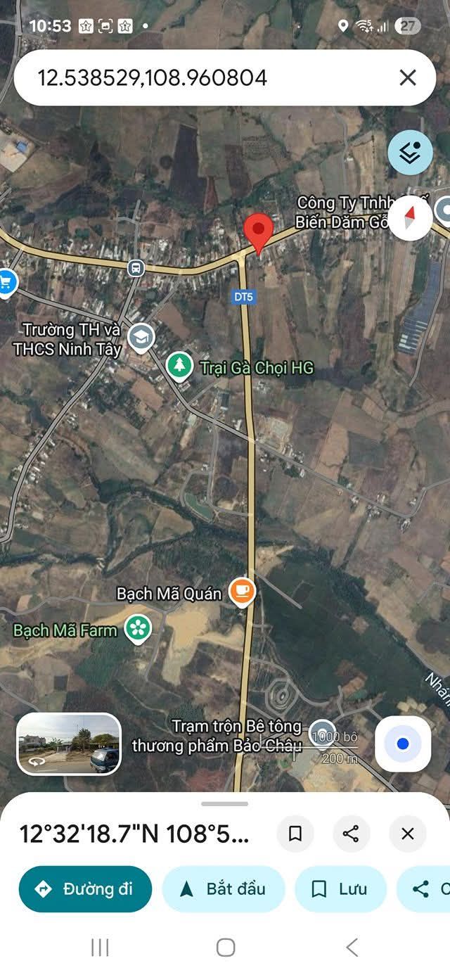 Đất thổ cư 1200m² tại Ninh Hòa giá 1.5 tỷ - Cơ hội đầu tư lý tưởng!