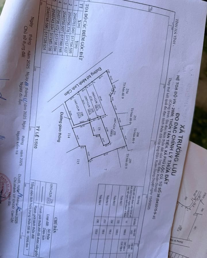 Đất nền thôn Tân Tiến, xã Thường Nga, 203m² - Cơ hội đầu tư hấp dẫn!