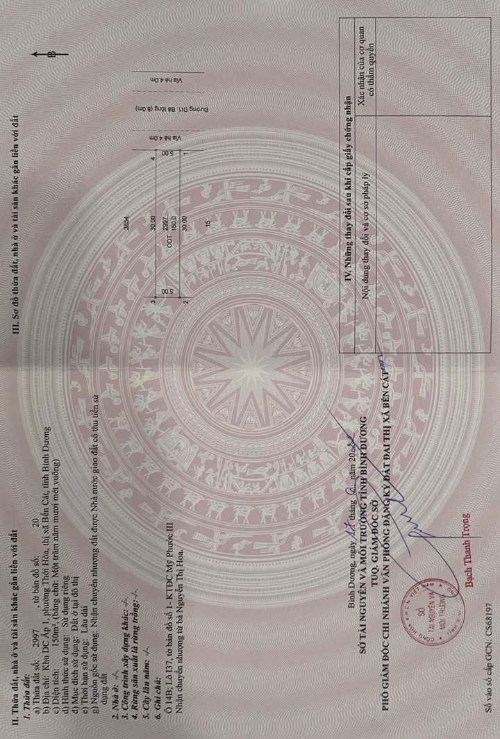 Đất nền khu I Mỹ Phước 3, Bến Cát 150m² giá 1.7 tỷ - Đầu tư sinh lời ngay!