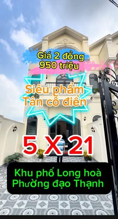 Nhà bán Huyện Cao Lãnh 105m² giá 2.95 tỷ - Vị trí trung tâm sầm uất!