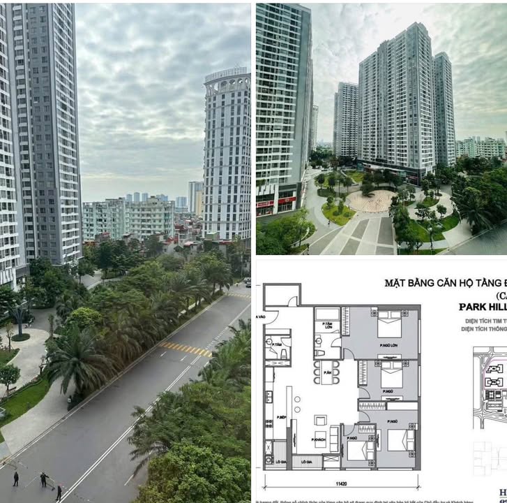 Căn hộ Park 11 Vĩnh Tuy 145m² giá thỏa thuận - Thiết kế thông thoáng, chính chủ!