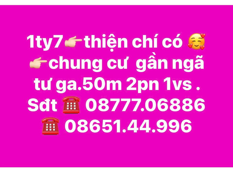 Căn hộ chung cư Thạnh Lộc, Quận 12, 50m² giá 1.7 tỷ - Chính chủ bán gấp!