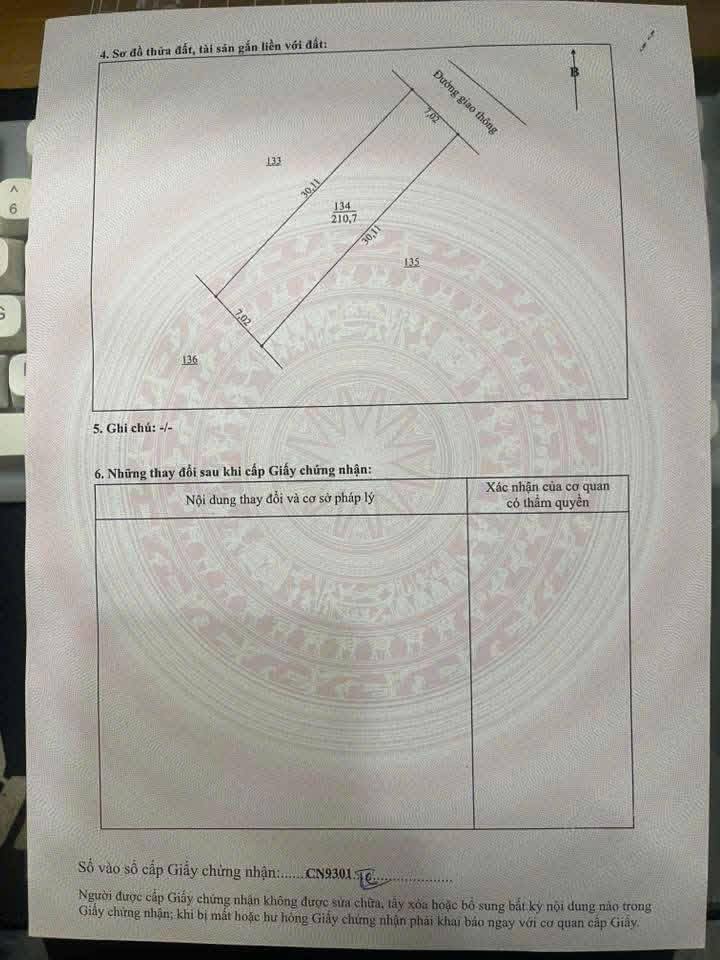 Đất nền Tân Thành, Phú Bình 210m² giá 5xx triệu - Cơ hội đầu tư hấp dẫn!