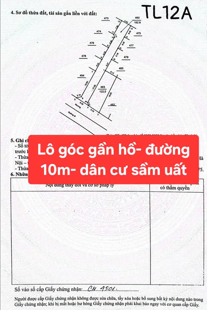 Lô đất thổ cư 122m² tại Hoà Lạc giá chỉ 3 tỷ - Đầu tư sinh lợi ngay!