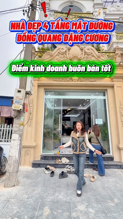 Nhà phố 4 tầng Đặng Cương, An Dương 54m² giá 3.9 tỷ - Kinh doanh tốt