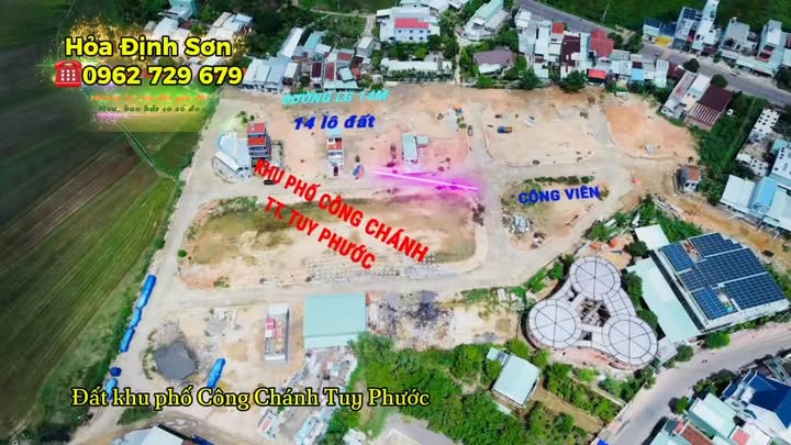 Đất mặt tiền khu phố Công Chánh, Tuy Phước 85m² - Giá chỉ từ 620 triệu!