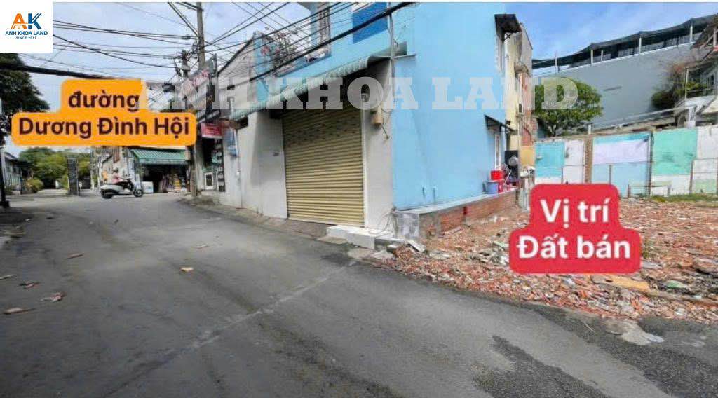 Đất nền phường Tăng Nhơn Phú A, Thủ Đức 72.7m² giá 5.6 tỷ - Sổ hồng riêng, vị trí đắc địa!