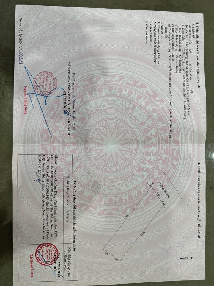 Đất nền Trần Đình Nam, Đà Nẵng 86.8m² giá 3.85 tỷ - Sổ đỏ chính chủ!