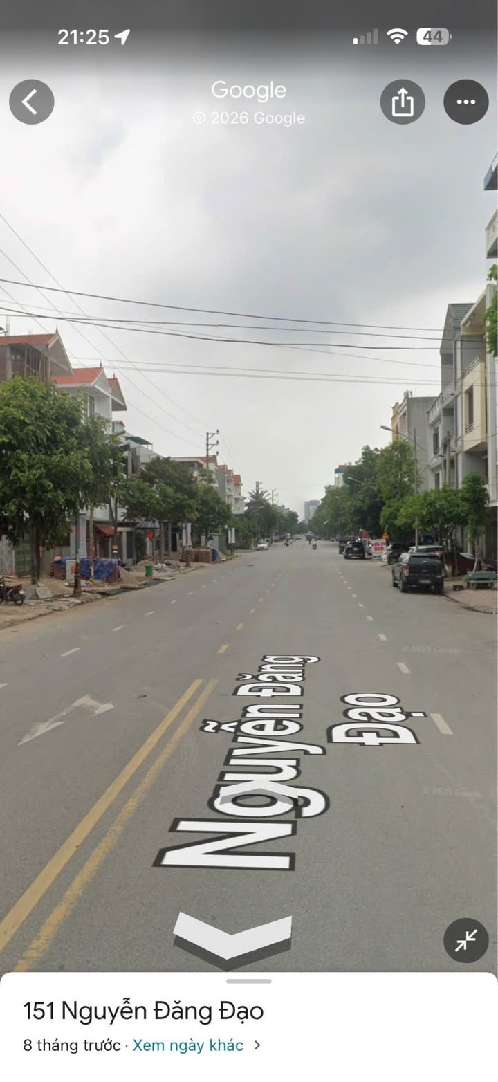 Đất nền Đường Nguyễn Đăng Đạo, Bắc Ninh 137m² giá 21 tỷ - Cơ hội đầu tư hấp dẫn!