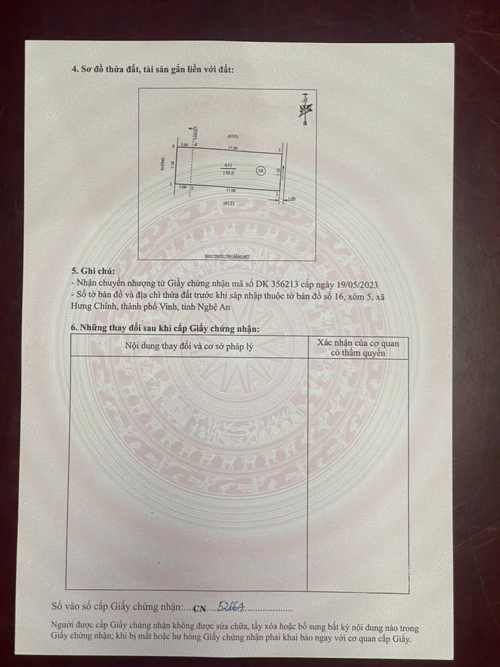 Bán đất Khối 5 Hưng Chính - Thành phố Vinh 150m² - Vị trí đắc địa gần trường học và chợ