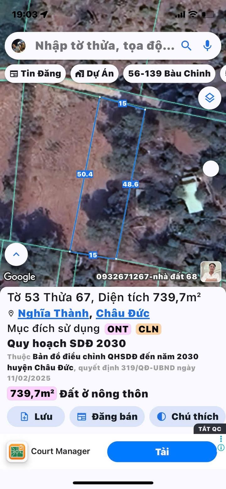 Đất nền Bình Chánh 750m² giá 3 tỷ - Phù hợp xây phòng trọ