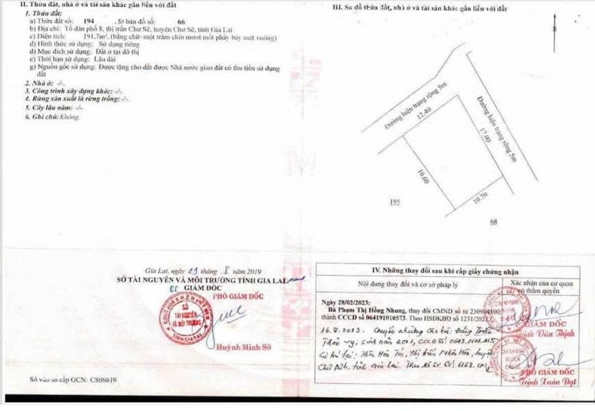 Đất góc 2 mặt tiền Đường Trần Hưng Đạo, Chư Sê, 204m², giá 2.5 tỷ - Cơ hội đầu tư tuyệt vời!