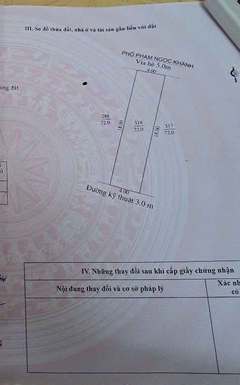 Đất mặt phố Phạm Ngọc Khánh, Hải Dương 72m² giá 5.688 tỷ - Cơ hội đầu tư hiếm có!