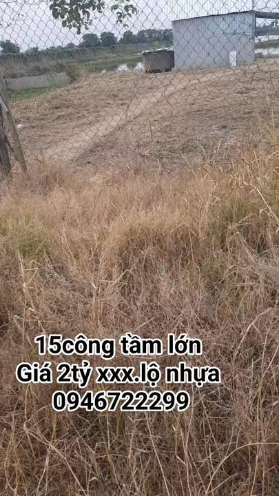 Đất nền 15 công tại Huyện An Minh, Kiên Giang - Giá chỉ 2 tỷ!