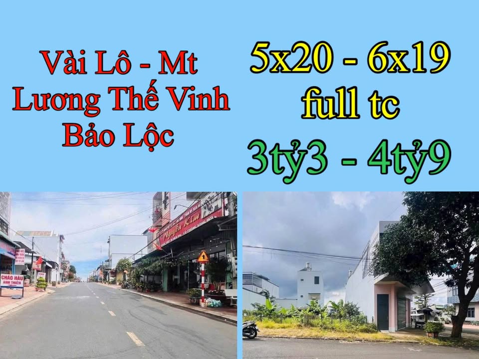 Đất nền Phường 1, Bảo Lộc 100m² giá 3.3 tỷ - Sổ hồng đầy đủ, gần tiện ích!