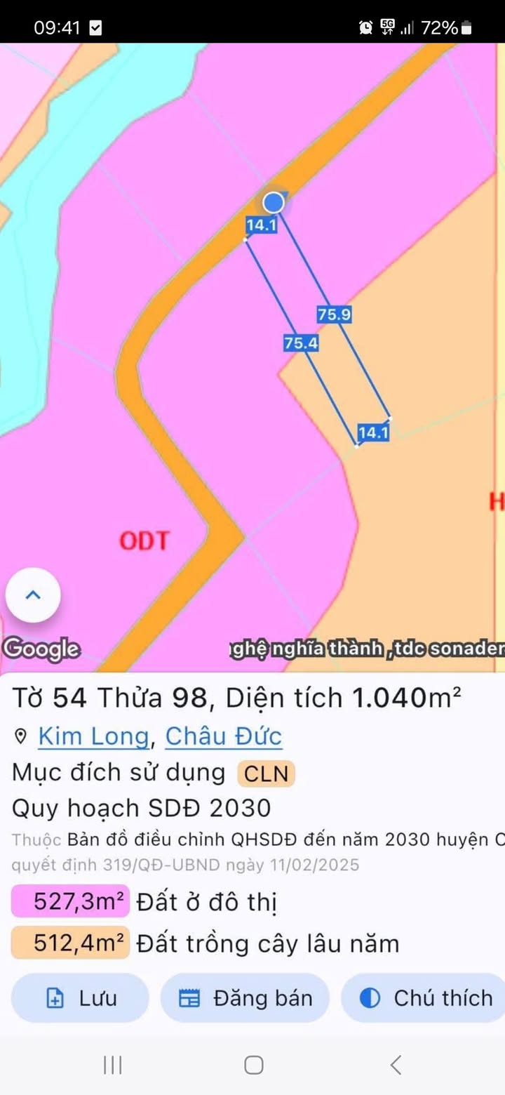 Đất nền 1 sào tại Huyện Củ Chi, 1140m² - Giá chỉ 1.35 tỷ, sổ hồng chính chủ!
