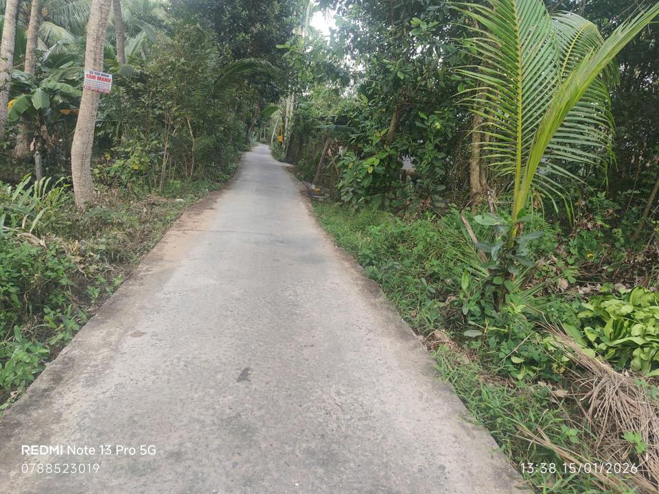 Đất nền Phước Mỹ Trung, Vĩnh Long 500m² giá 650 triệu - Đường rộng, vị trí thuận lợi!