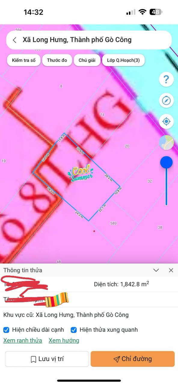 Đất phân lô ô tô xã Thới Sơn 1820m² giá 2.5 tỷ - Cơ hội đầu tư tuyệt vời!