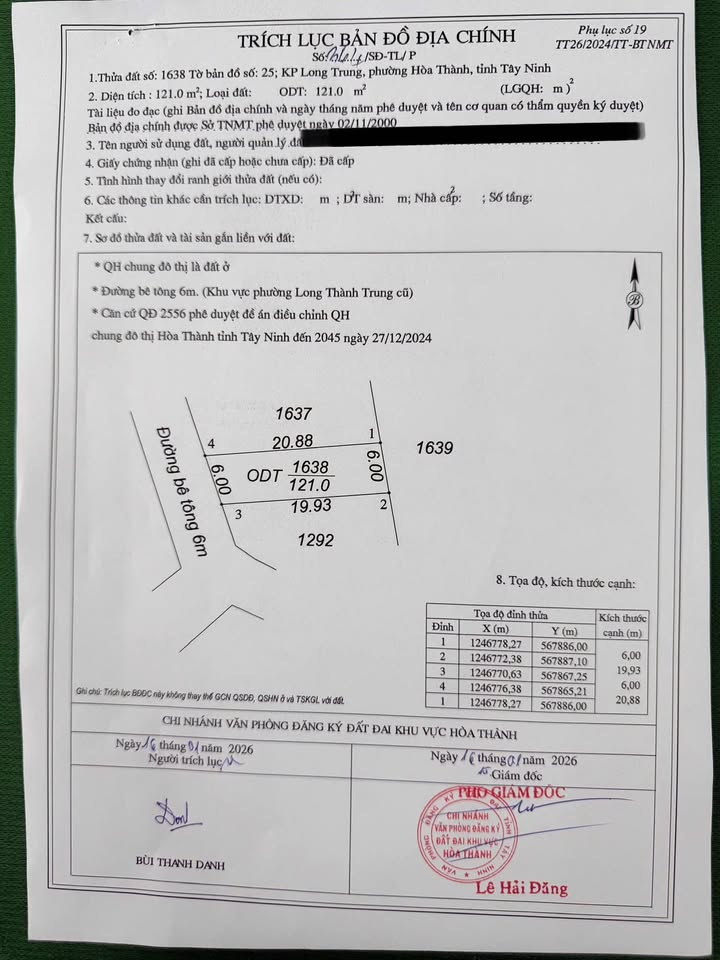 Đất thổ cư hẻm 18 Thượng Thâu Thanh, Long Thành Trung, 120m² giá 1.08 tỷ - Đầu tư sinh lời ngay!