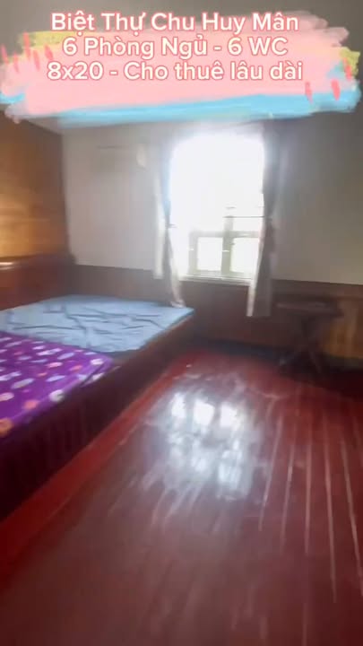 Biệt thự sân vườn 3 tầng Đường Chu Huy Mân 180m² giá 17 triệu - Không thể bỏ lỡ!