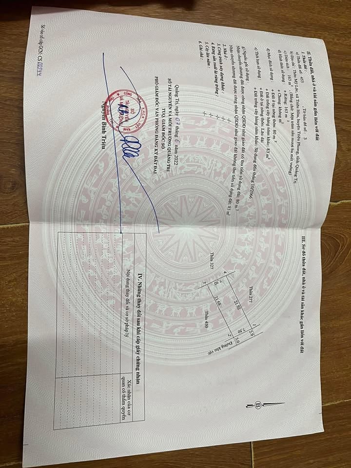 Đất thổ cư Triệu Hòa 164m² giá thỏa thuận - Khu dân cư đông đúc!