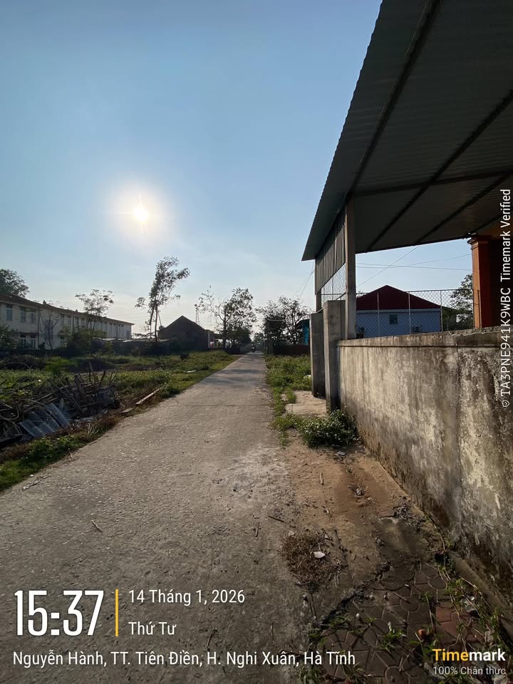 Đất nền Tiên Điền - Nghi Xuân 205m² giá 2.5 tỷ - Hướng Nam, đường nhựa 4m