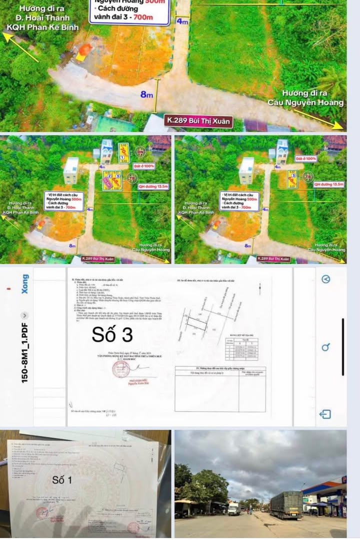 Đất nền Bùi Thị Xuân, Huế 420m² giá 1.485 tỷ - Đầu tư sinh lời ngay!