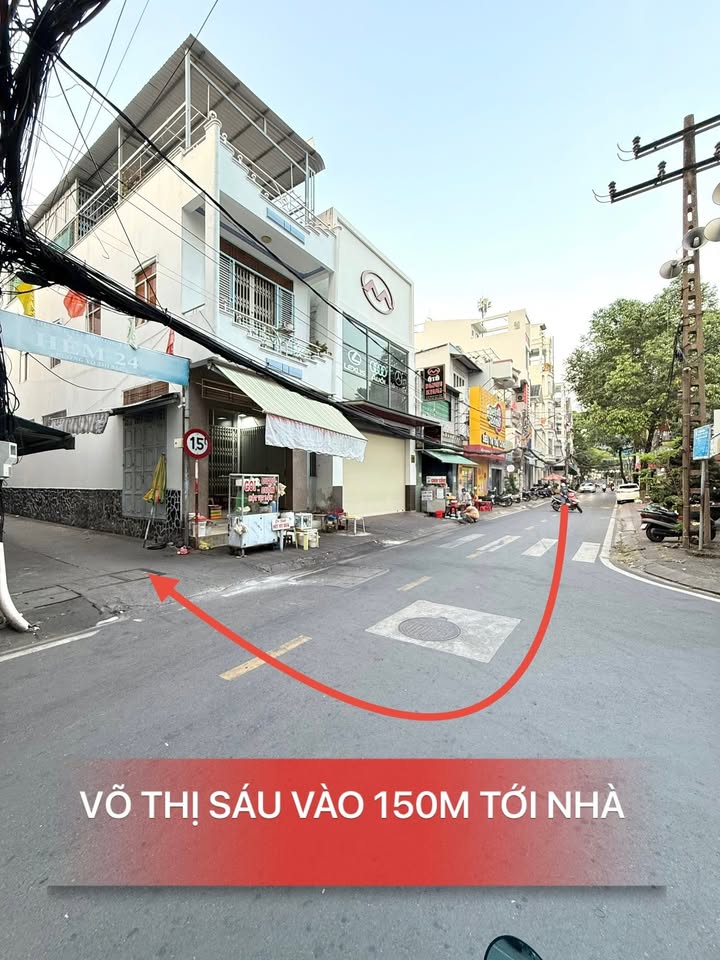 Nhà phố Hẻm 24 Võ Thị Sáu, 26m² giá 1.599 tỷ - Vị trí đắc địa gần Bến Ninh Kiều!