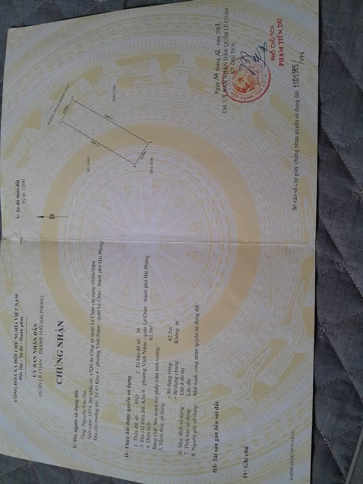 Nhà 2 tầng 1 tum Vĩnh Tiến 62.5m² giá 4.2 tỷ - Ô tô đỗ cửa thoải mái!