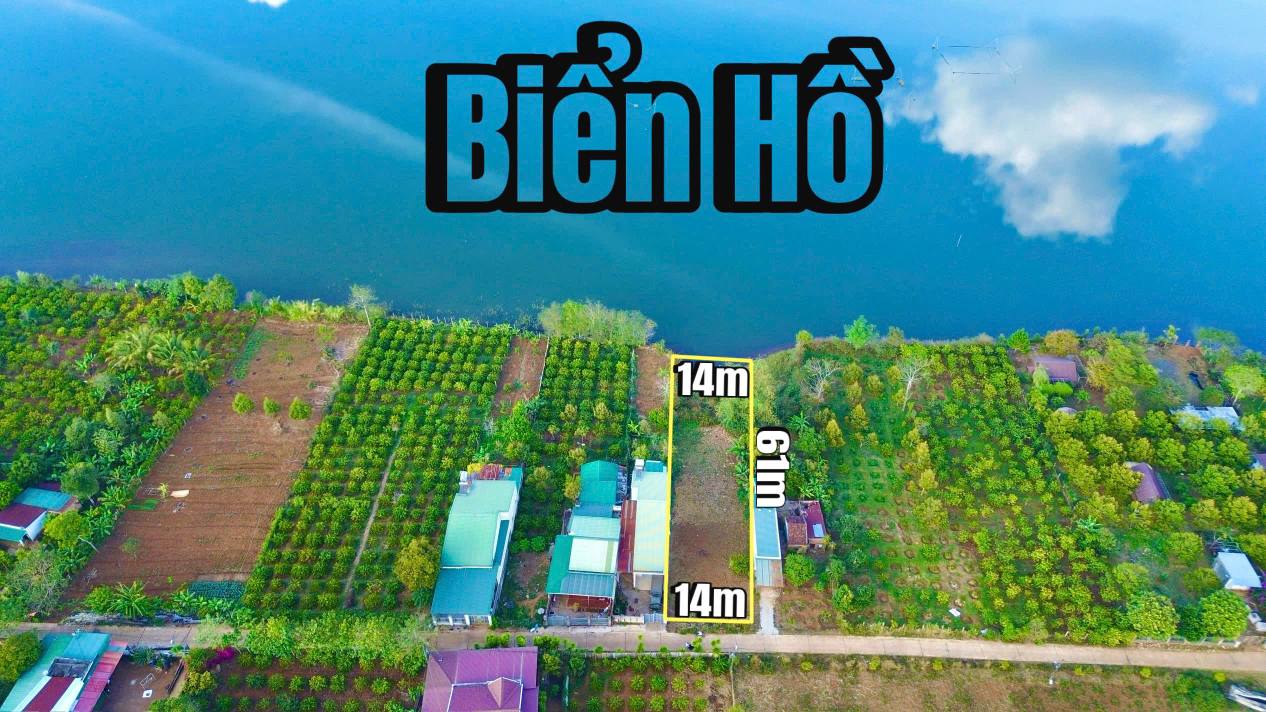 Đất nền Xã Biển Hồ, 854m² giá chỉ 2.45 tỷ - View hồ tuyệt đẹp!