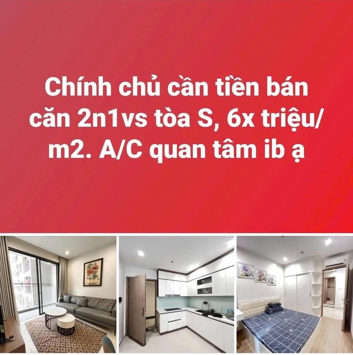 Căn hộ S103 Việt Hưng 55.5m² giá 3.69 tỷ - View nội khu thoáng mát!
