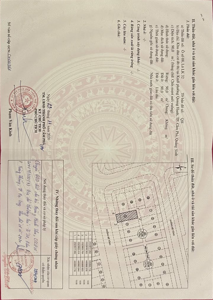 Đất nền dự án Km8 Cẩm Phả 90m² giá 1.5 tỷ - Nằm ngay cổng trường Lê Quý Đôn!