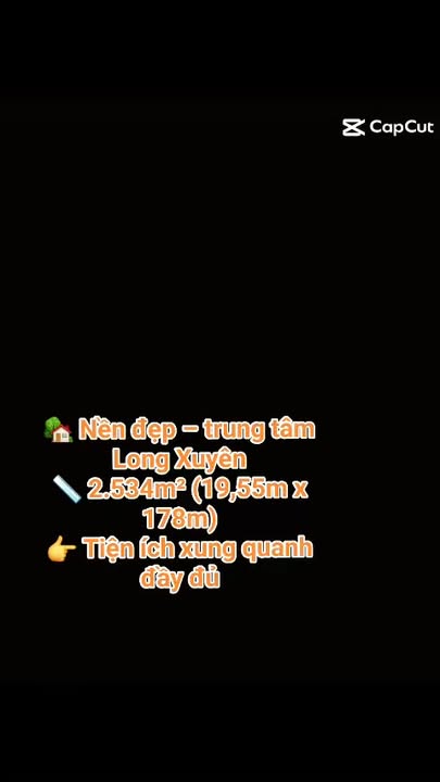 Đất nền đẹp Phạm Cự Lượng, Long Xuyên 2534m² giá chỉ 10-19 tỷ - Đầu tư sinh lời nhanh!