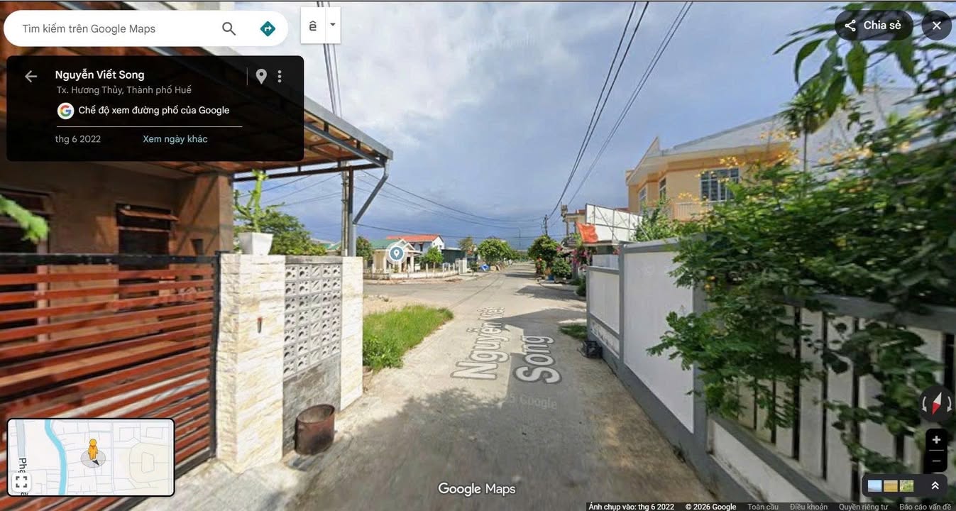 Đất mặt tiền Nguyễn Viết Song, TP Huế 100,5m² giá 2 tỷ - Pháp lý sổ hồng