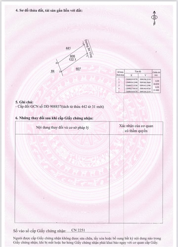 Đất thổ cư Lộc Thành Bảo Lâm 126m² giá 520 triệu - Cơ hội đầu tư hấp dẫn!