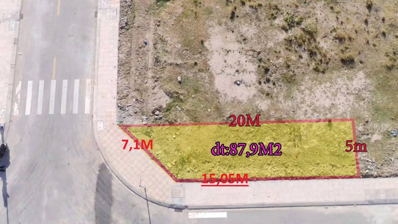 Đất lô góc 87.9m² tại Đường Lê Đình Thám, Phan Rang-Tháp Chàm - Giá 2.2 tỷ, Thương lượng chính chủ!