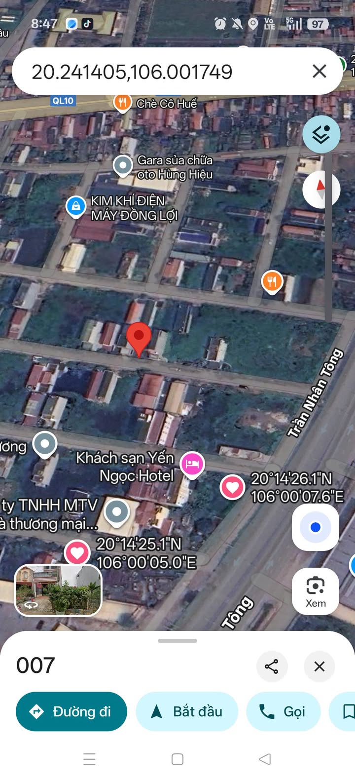 Đất nền Phường Ninh Khánh, 100m² - Hướng Nam, Giá thỏa thuận, Sổ hồng chính chủ!