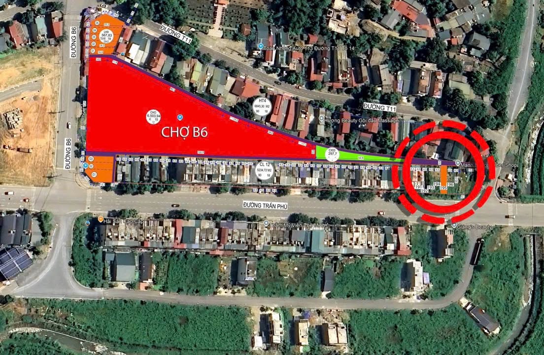 Đất mặt đường Trần Phú B6, phường Cam Đường, 90m² giá chỉ 2.8 tỷ - Kinh doanh cực đẹp!