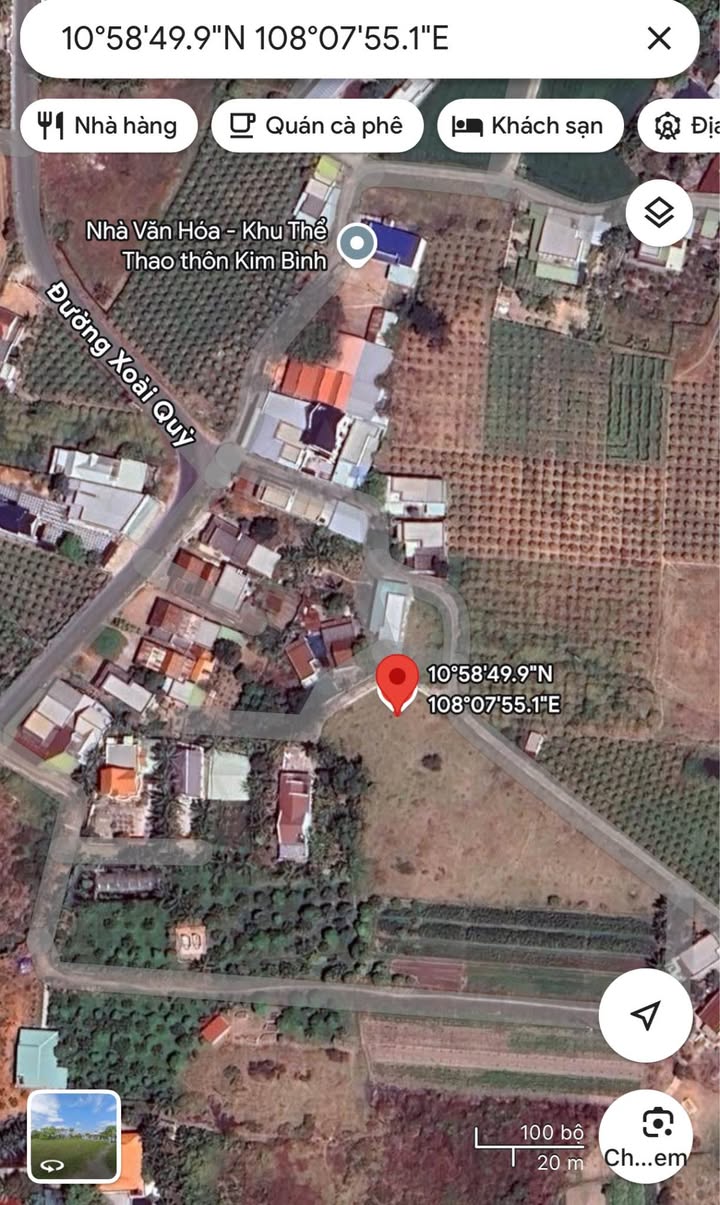 Đất CLN 395m² Huyện Hàm Thuận Bắc giá 580 triệu - Đường ô tô thoải mái