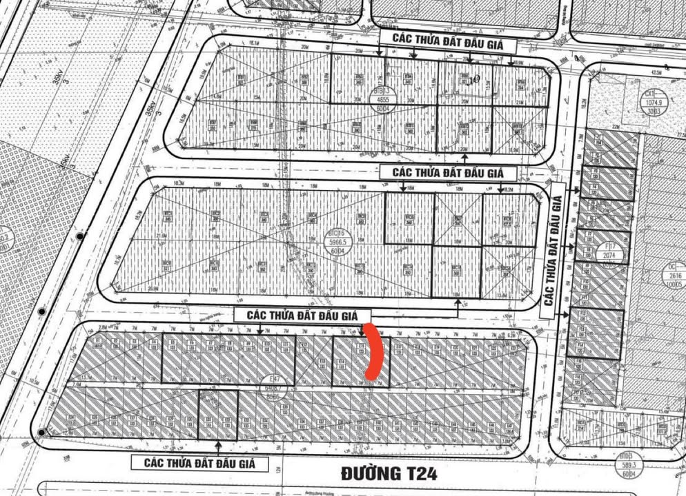 Đất nền BP2, Phường Trường Thi, 133m² giá đầu tư - Mặt tiền 7m đẹp