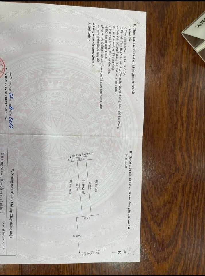 FrontHouse 40m² Đường 351 An Dương 6 tỷ - Gần Khu Đô Thị Thiên Long